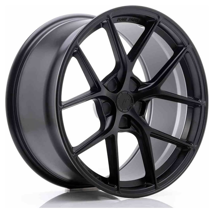 JR Wheels SL01 19x9 ET20-35 5H BLANK Matt Black