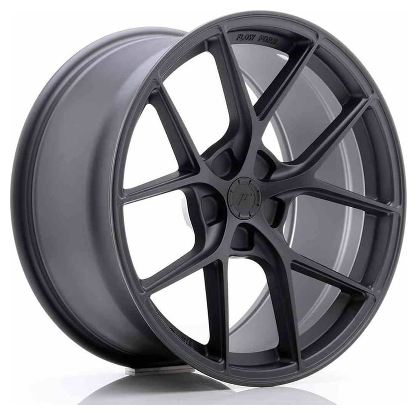 JR Wheels SL01 19x9 ET20-35 5H BLANK Matt Gun Metal