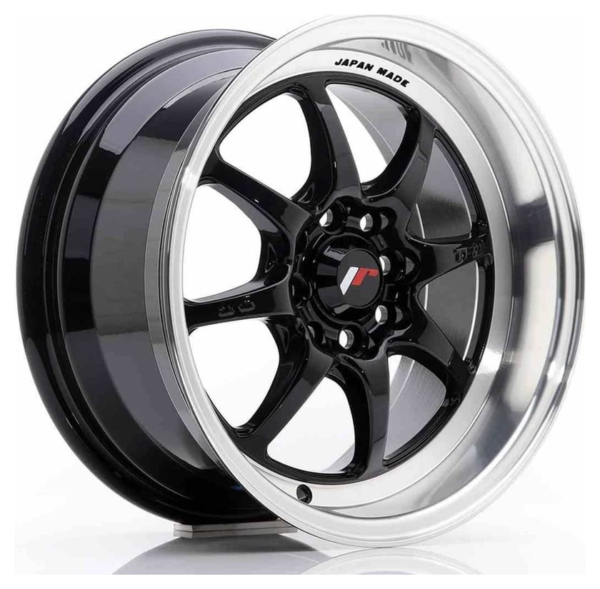 JR Wheels TF2 15x7,5 ET30 4x100/114 Gloss Black