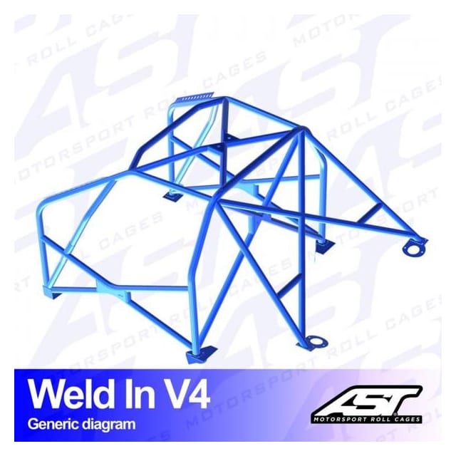 Klatka bezpieczeństwa AUDI A3 / S3 (8L) 3-drzwiowa Hatchback Quattro spawana w V4