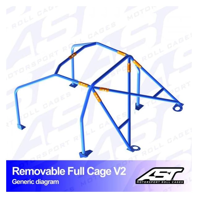 Klatka bezpieczeństwa BMW (E30) 3-Series 5-drzwiowa Tourwg AWD demontowalna pełna klatka V2