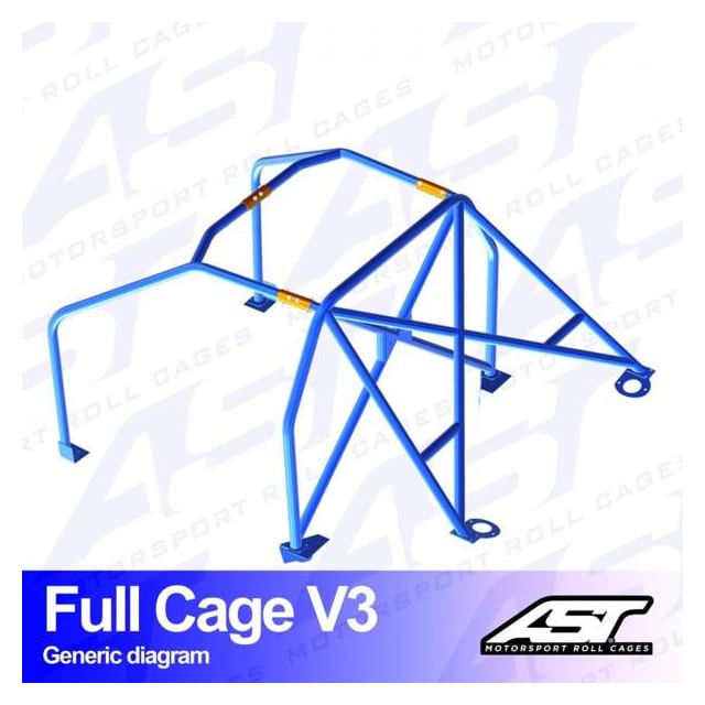 Klatka bezpieczeństwa HONDA Civic (EF/ED/EE) 3-drzwiowa Hatchback pełna klatka V3