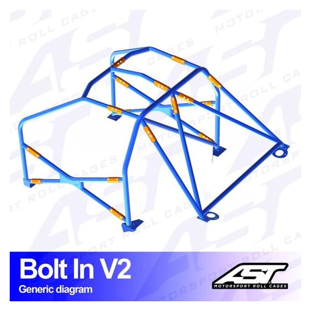 Klatka bezpieczeństwa OPEL Corsa (E) 3-drzwiowa Hatchback skręcana w V2
