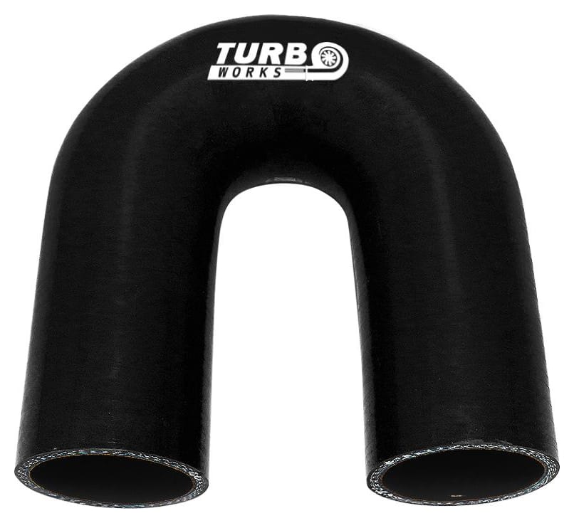 Kolanko 180st TurboWorks Black 57mm