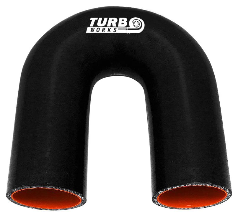Kolanko 180st TurboWorks Pro Black 60mm