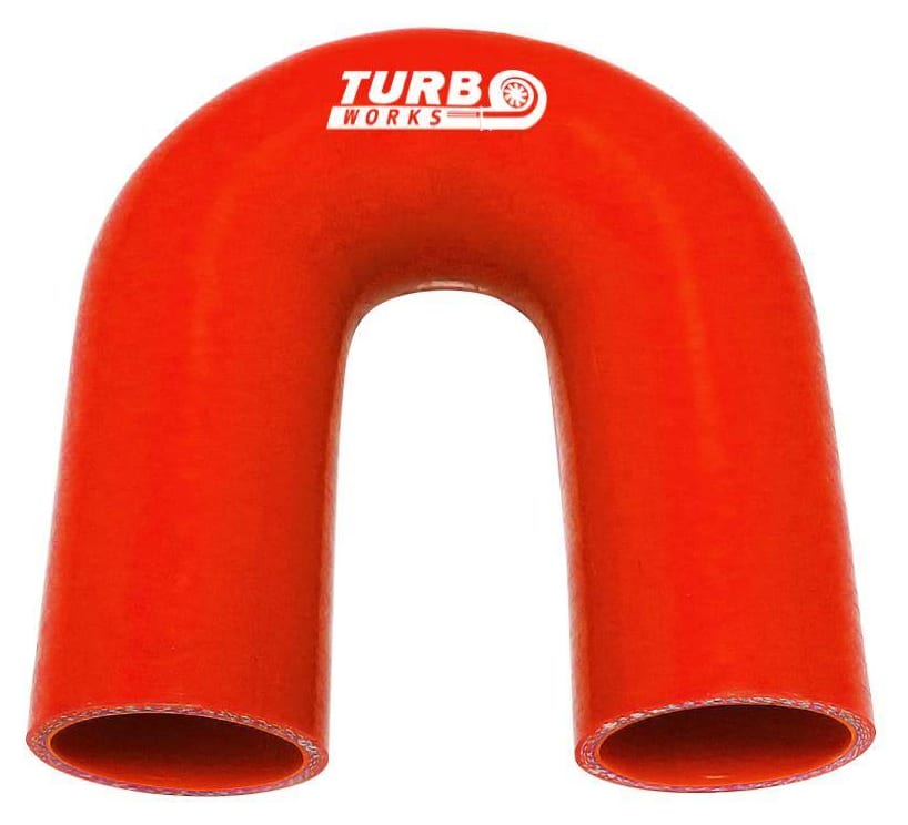 Kolanko 180st TurboWorks Red 60mm