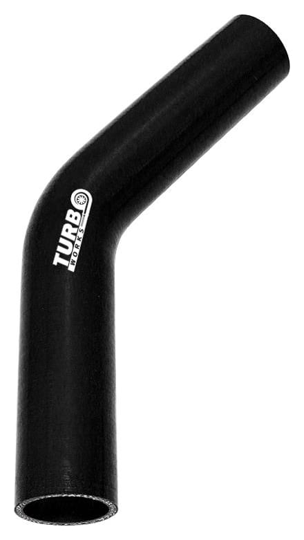 Kolanko 45st TurboWorks Black 51mm XL