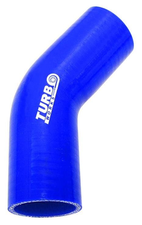 Kolanko 45st TurboWorks Blue 45mm