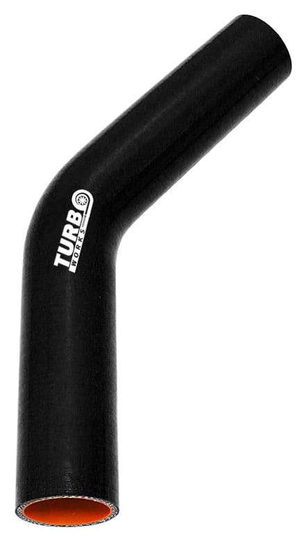 Kolanko 45st TurboWorks Pro Black 30mm XL