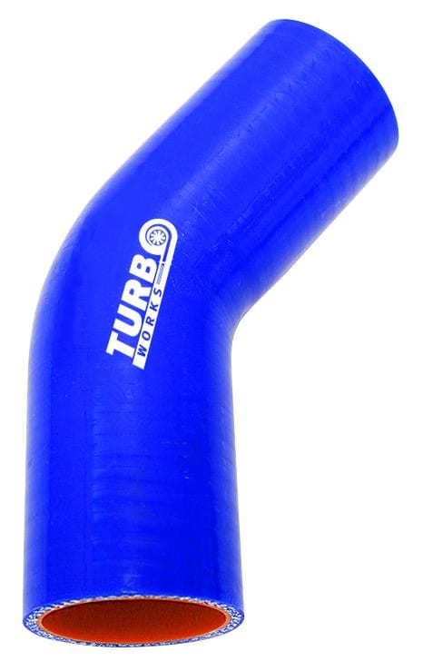 Kolanko 45st TurboWorks Pro Blue 38mm