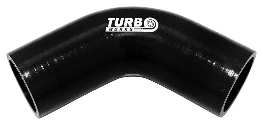 Kolanko 67st TurboWorks Black 40mm