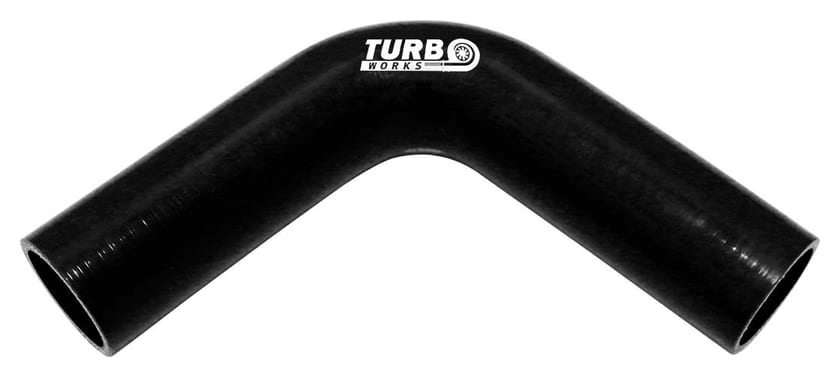 Kolanko 90st TurboWorks Black 28mm XL