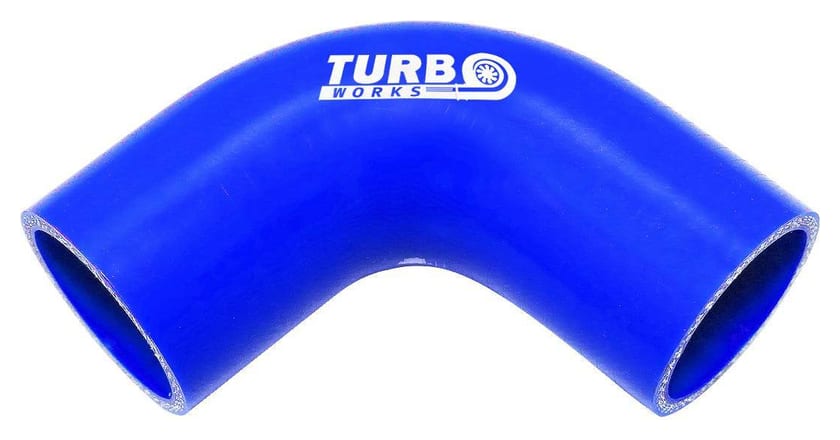 Kolanko 90st TurboWorks Blue 63mm