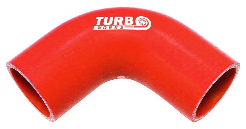 Kolanko 90st TurboWorks Red 51mm