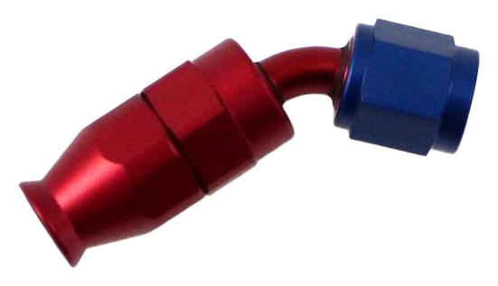 Końcówka 45° AN8 PTFE