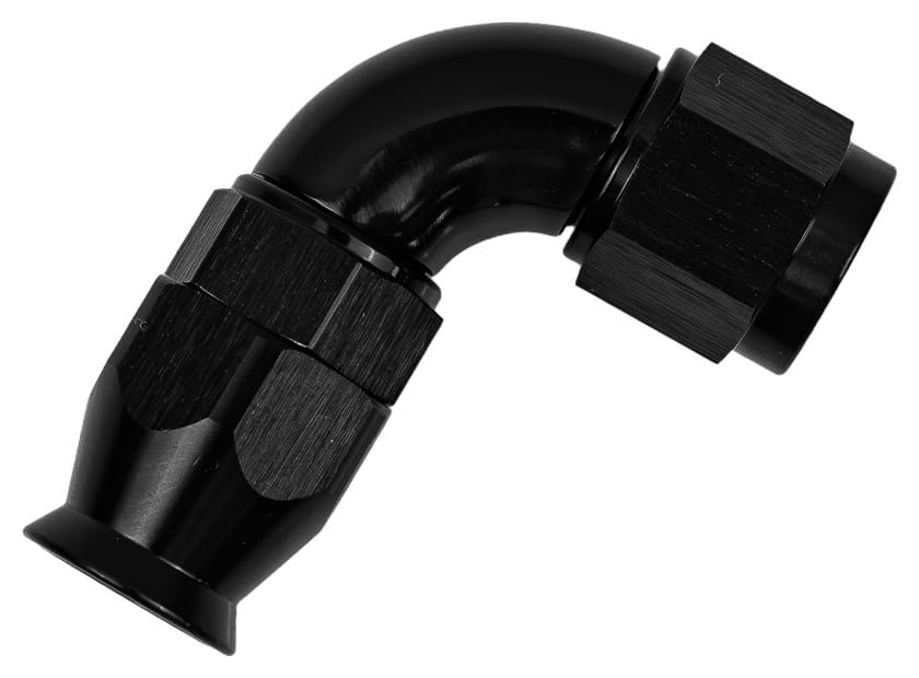 Końcówka 90° AN4 PTFE Full Flow