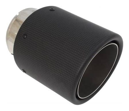 Końcówka tłumika 101mm wejście 63 mm Carbon Matt