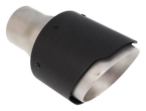 Końcówka tłumika 114mm wejście 63mm Carbon Matt