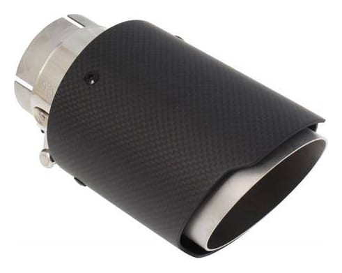 Końcówka tłumika 114mm wejście 76mm Carbon Matt