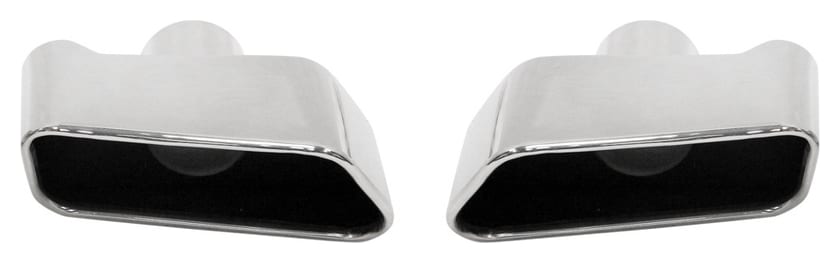 Końcówka tłumika 180x80mm wejście 60mm BMW 525 Polerowana Zestaw