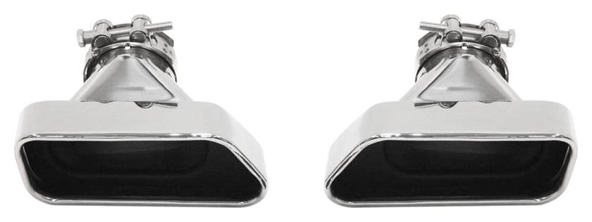 Końcówka tłumika 185x85mm wejście 67mm BMW F10 Polerowana Zestaw