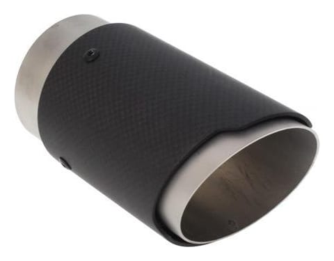 Końcówka tłumika 80mm wejście 67mm Carbon Matt