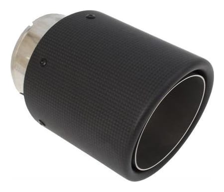 Końcówka tłumika 89mm wejście 57mm Carbon Matt