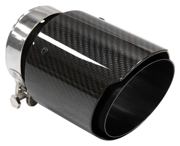 Końcówka tłumika 89mm wejście 63mm Carbon Gloss