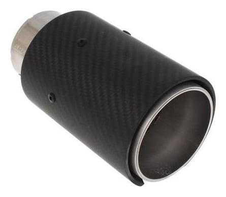 Końcówka tłumika 89mm wejście 63mm Carbon Matt