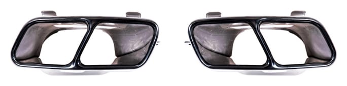 Końcówki tłumika Black MERCEDES A-Class W176 CLA C117, X117 GLA-Class X156 2012-2018