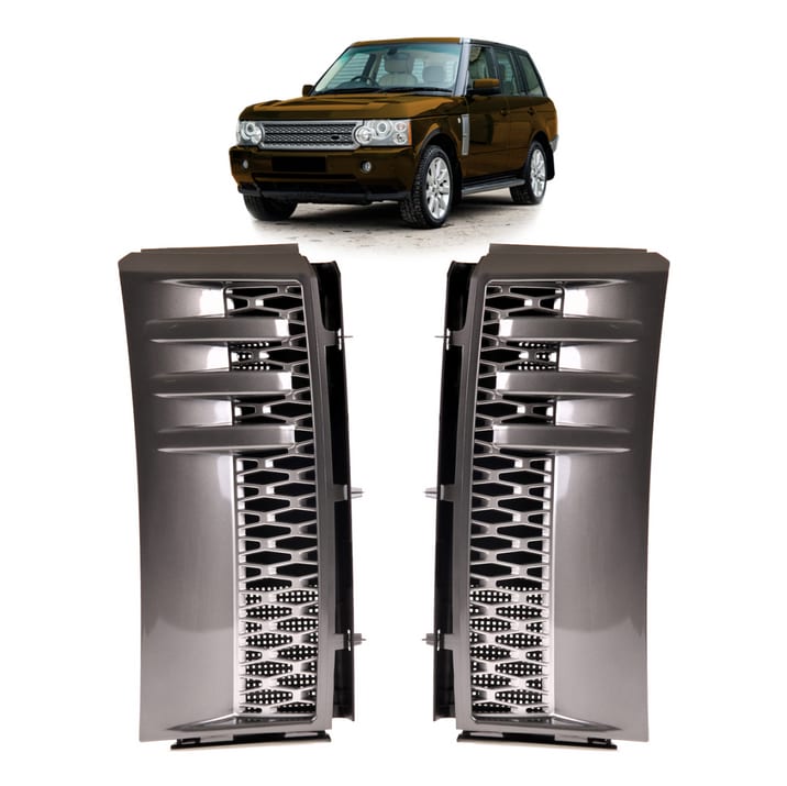 Kratka Land Rover Range Rover III L322 Błotnik Przód Silver