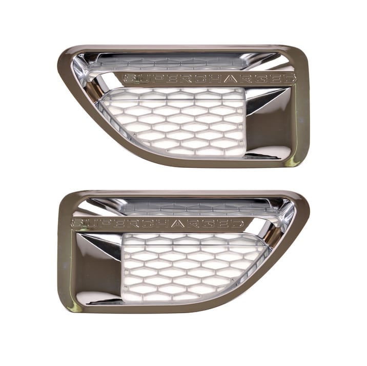 Kratka Land Rover Range Rover SPORT I L320 Błotnik Przód Chrome Silver
