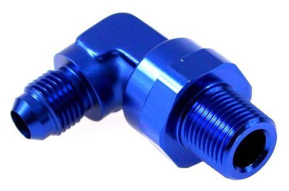 Łącznik męsko-męski 90° AN6-3/8NPT