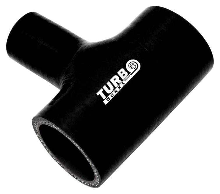 Łącznik T-Piece TurboWorks Black 57-9mm