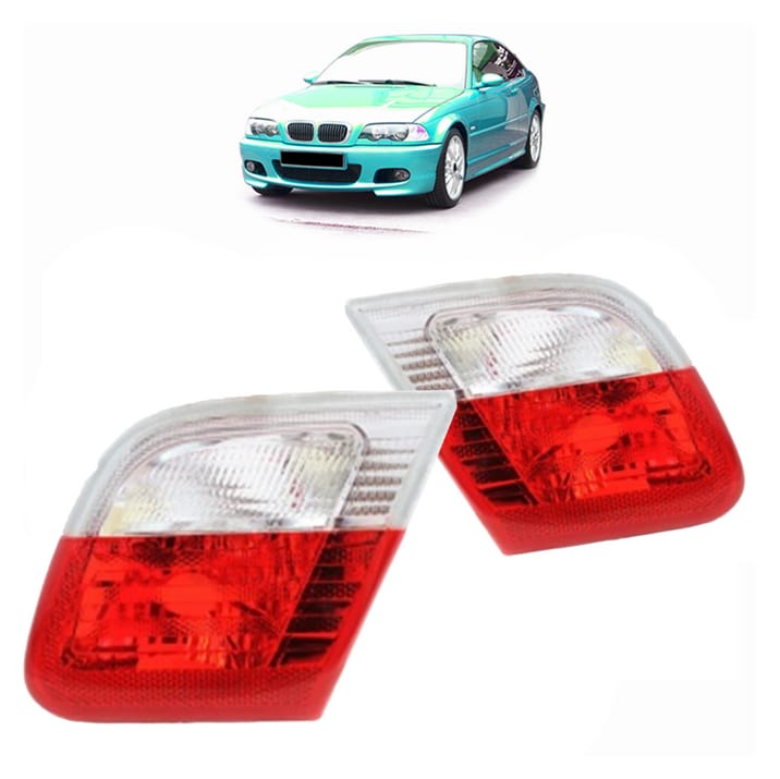 Lampa BMW 3 E46 Tył Wewnętrzna Prawa Red-Clear
