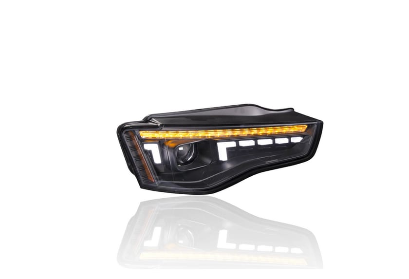 Lampy Audi A5 8T Facelift HID Black