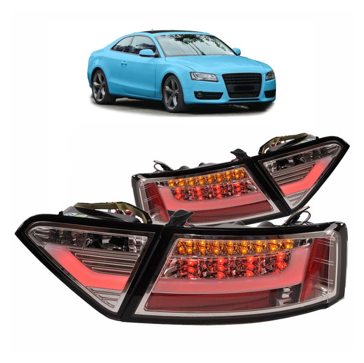 Lampy Audi A5 8T Tył LED Chrome