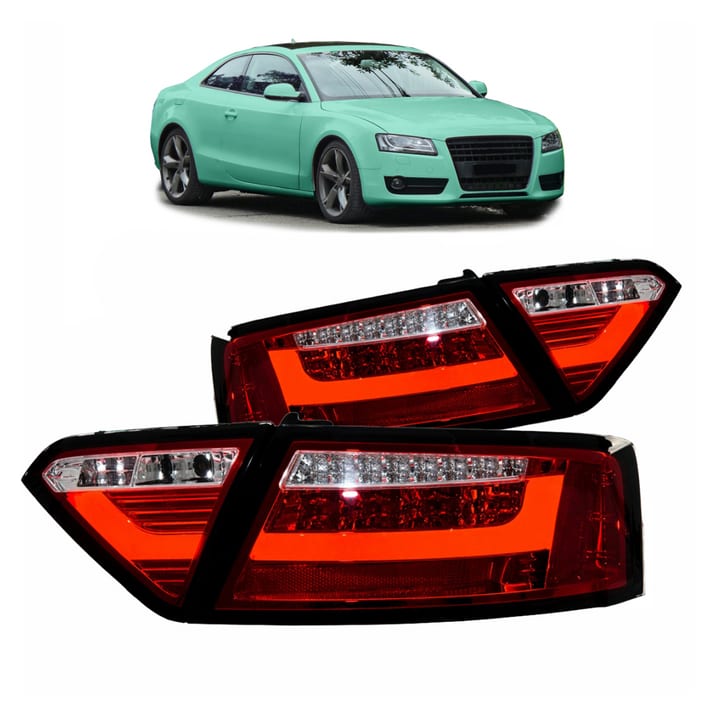 Lampy Audi A5 8T Tył LED Red-Clear