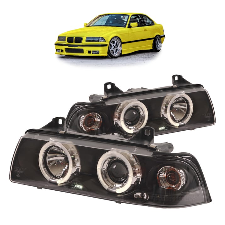 Lampy BMW 3 E36 Przód Black