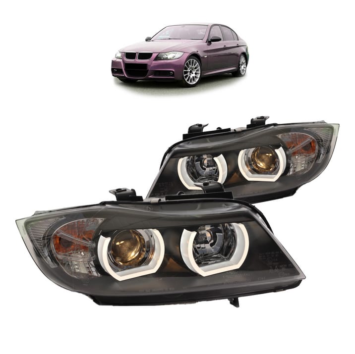 Lampy BMW 3 E90 E91 Przód Black