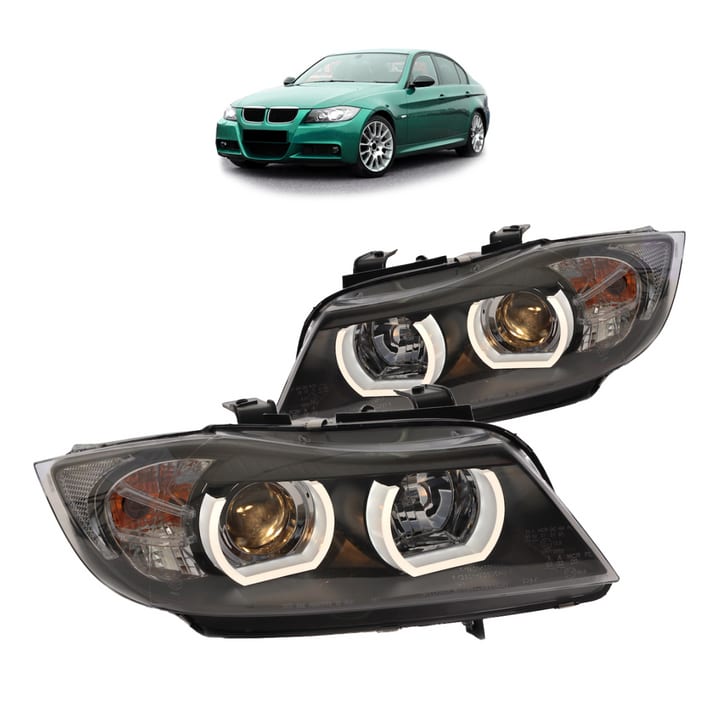 Lampy BMW 3 E90 E91 Przód Xenon Black