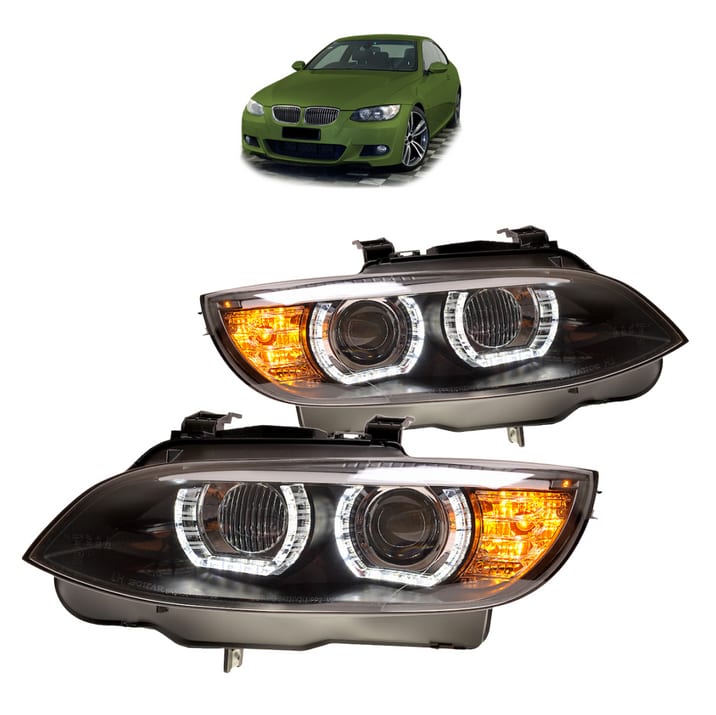 Lampy BMW 3 E92 E93 Przód Xenon Black DRL