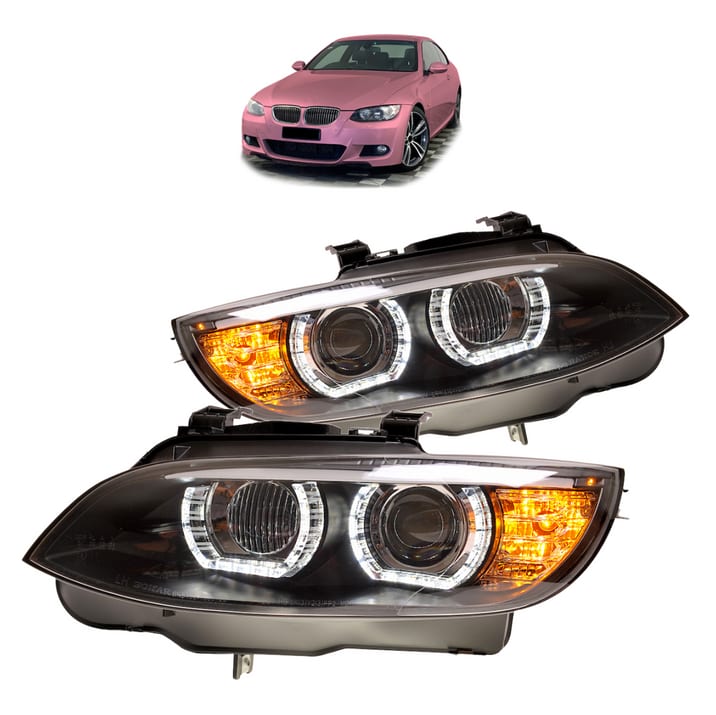 Lampy BMW 3 E92 E93 Przód Xenon Black DRL