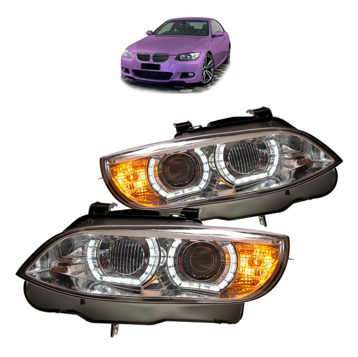 Lampy BMW 3 E92 E93 Przód Xenon Chrome DRL AFS
