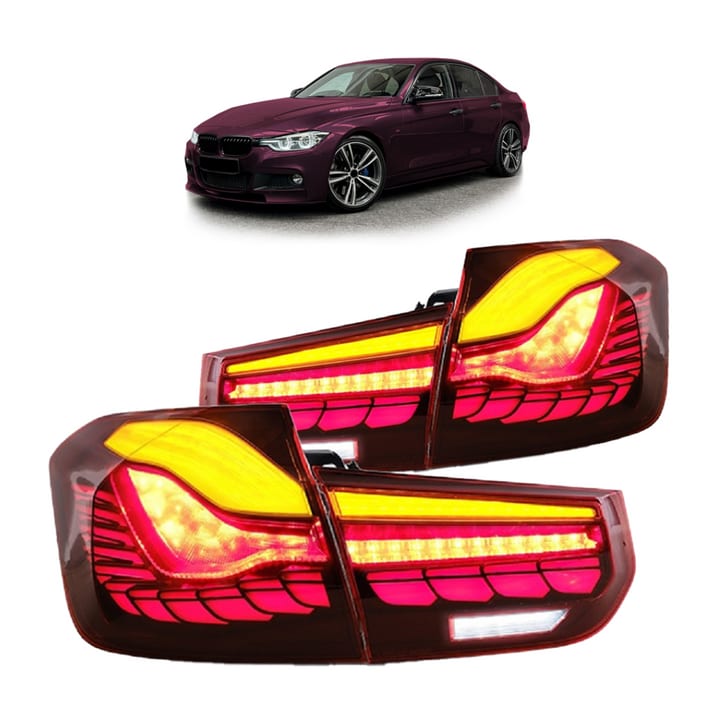 Lampy BMW 3 F30 F80 Tył Dynamic LED Red
