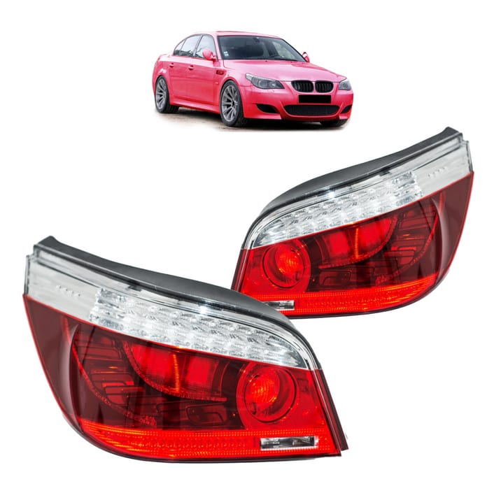 Lampy BMW 5 E60 Facelift Tył LED Red