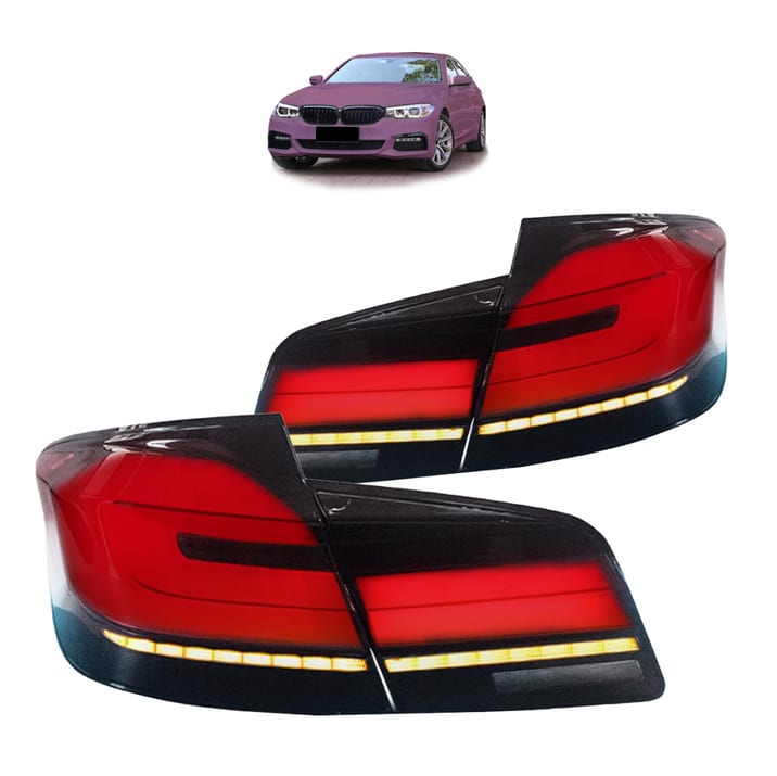 Lampy BMW 5 G30 F90 Tył Dynamic LED Red