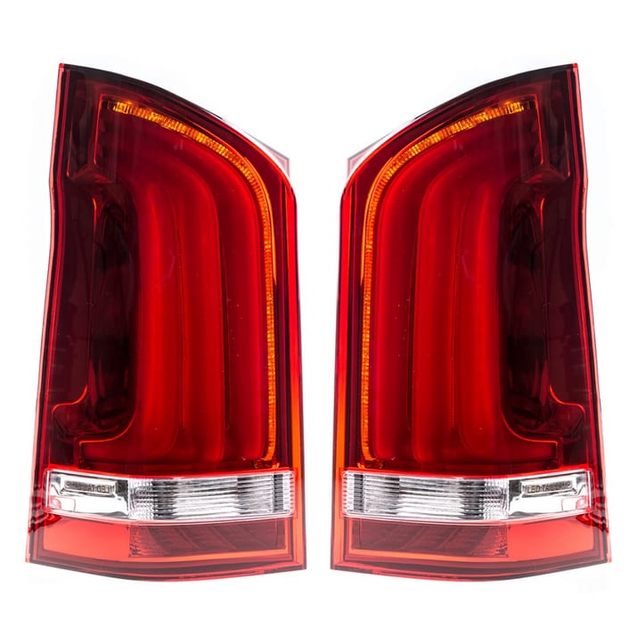 Lampy Mercedes-Benz Vito W447 Tył Dynamic LED Black-Red