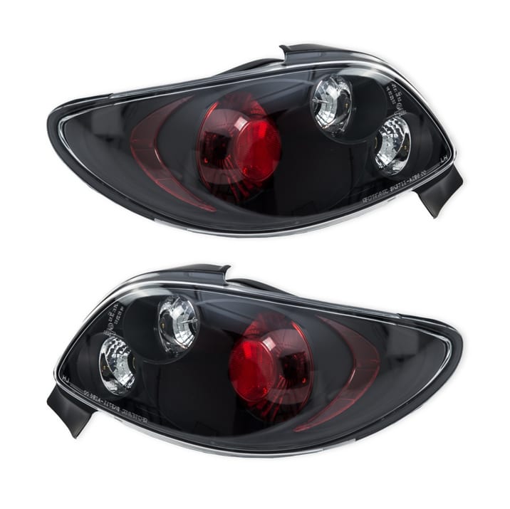 Lampy PEUGEOT 206 CC 1998-obecnie Tył Black