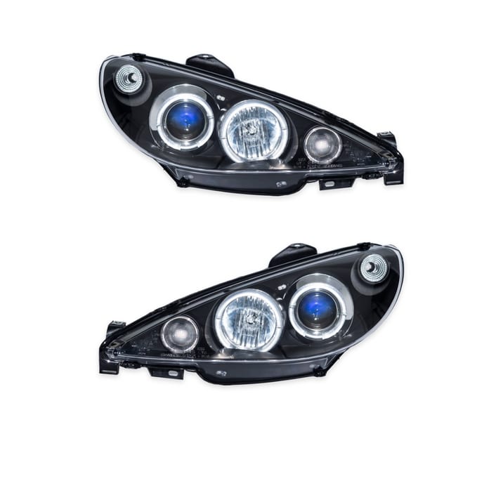 Lampy PEUGEOT 206 CC SW Przód Projector Black
